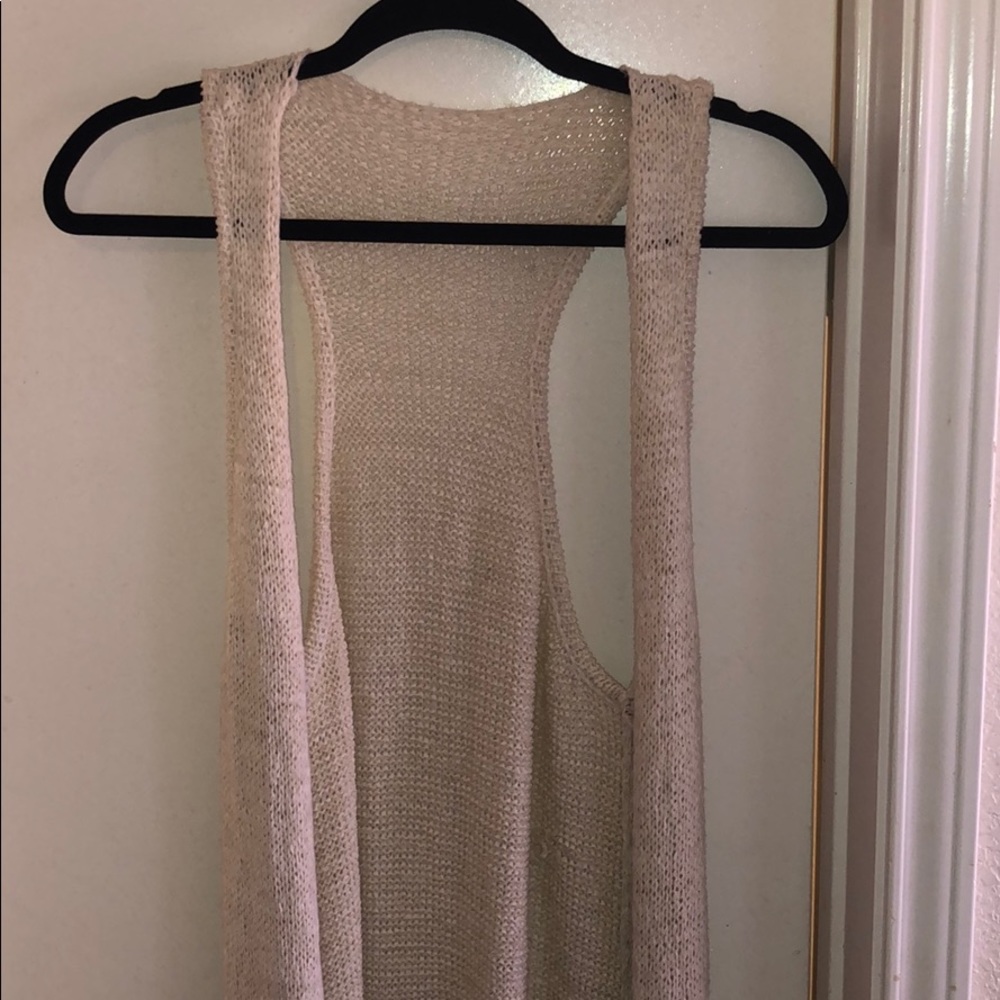 Thorn Knit Duster Khaki/Cream M/L